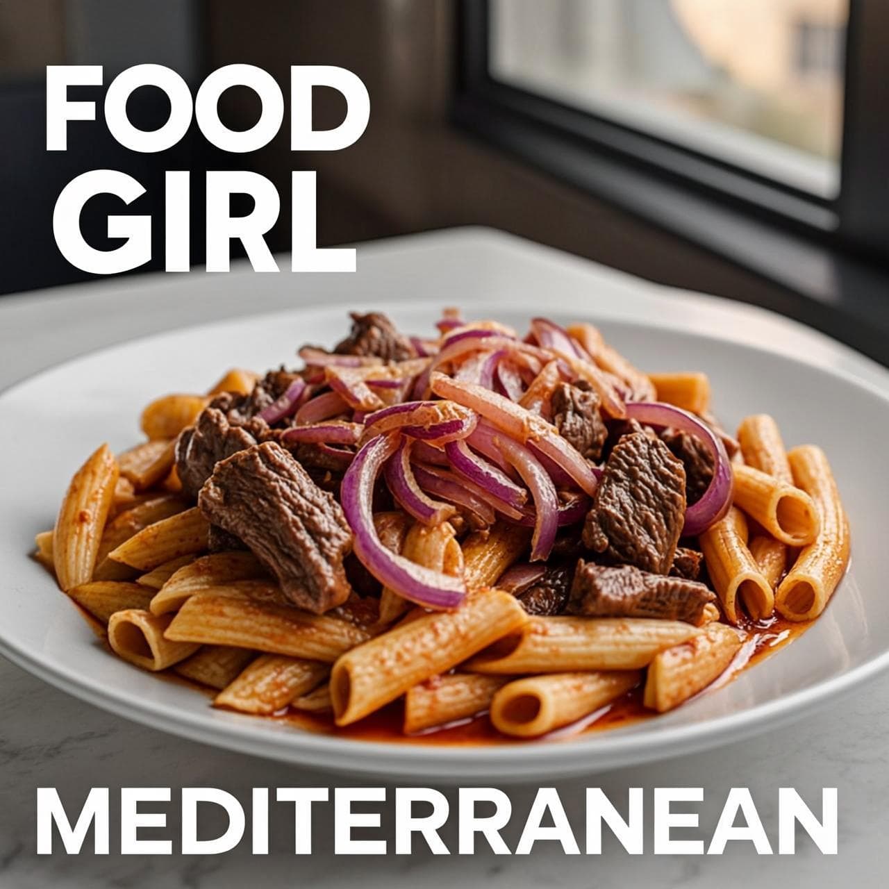 Photo of Mediterranean Beef Penne with Caramelized Shallots